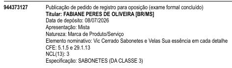 Vic Cerrado Sabonetes e Velas Sua essência em cada detalhe