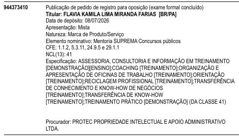 Mentoria SUPREMA Concursos públicos