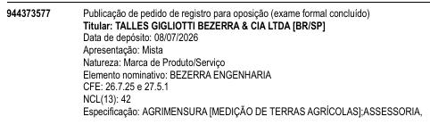 BEZERRA ENGENHARIA
