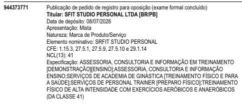 SRFIT STUDIO PERSONAL