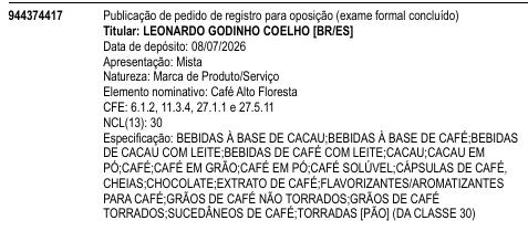 Café Alto Floresta
