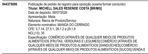 MANGA DO CERRADO