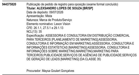Lexon Vision