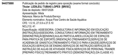 Acqua Flow Centro de Saúde Aquática
