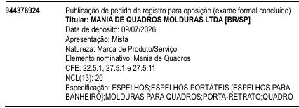Mania de Quadros