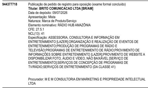 RÁDIO HUB AMAZÔNIA