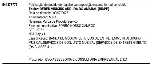 FORRÓ NOSSO XAMEGO