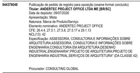 ANDERTEC PROJECT OFFICE