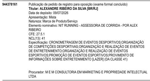 NIT RUNNING - ASSESSORIA DE CORRIDA - POR ALEX RIBEIRO
