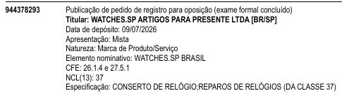 WATCHES.SP BRASIL