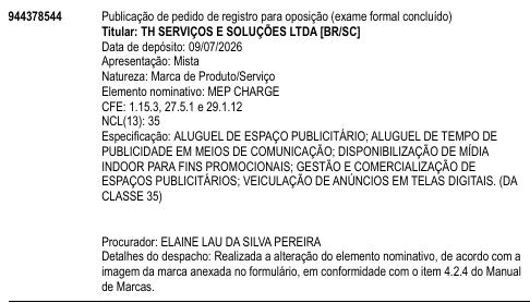 MEP CHARGE