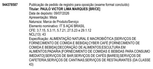 IT´S AÇAÍ BRASIL