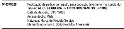 Bodó Produtos Artesanais