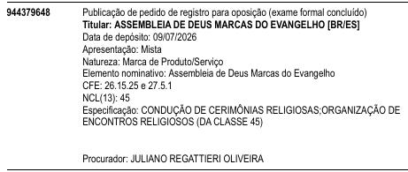 Assembleia de Deus Marcas do Evangelho