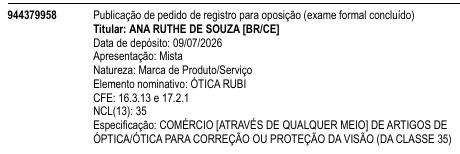 ÓTICA RUBI