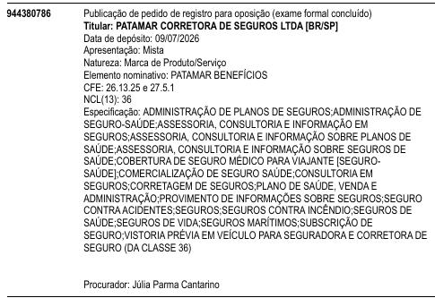 PATAMAR BENEFÍCIOS