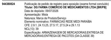 FARMÁCIAS REDE MEDI PARAÍBA