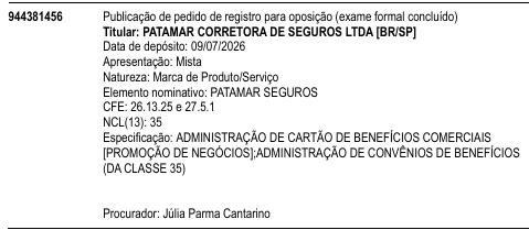 PATAMAR SEGUROS