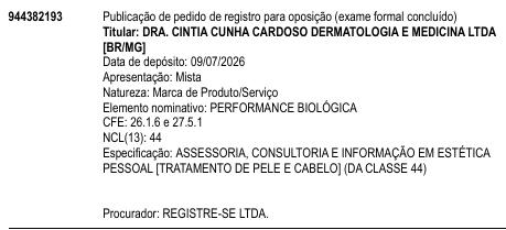 PERFORMANCE BIOLÓGICA