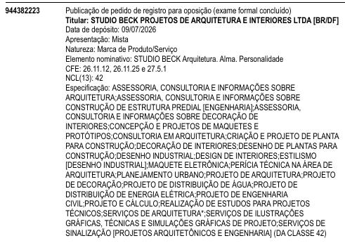 STUDIO BECK Arquitetura. Alma. Personalidade