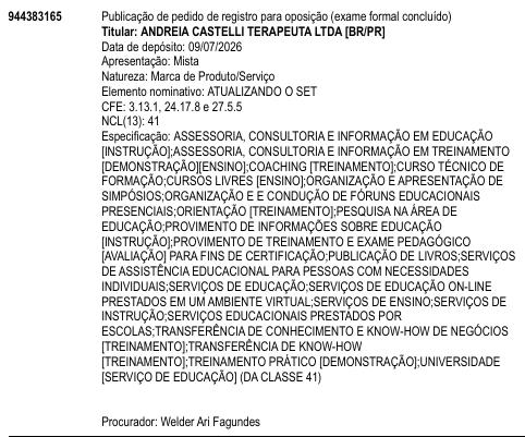 ATUALIZANDO O SET