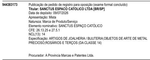 SANCTUS ESPAÇO CATÓLICO