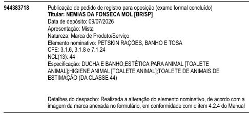 PETSKIN RAÇÕES, BANHO E TOSA