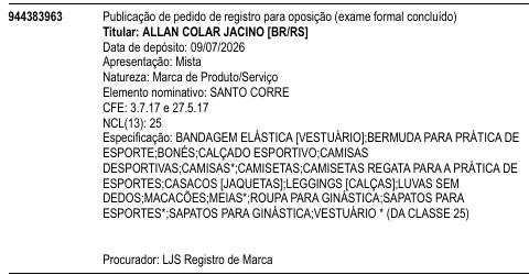 SANTO CORRE
