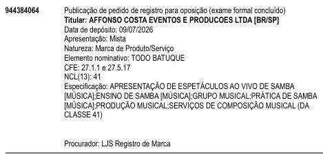 TODO BATUQUE