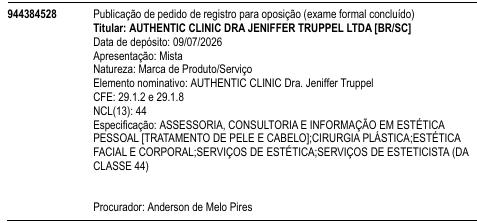 AUTHENTIC CLINIC Dra. Jeniffer Truppel