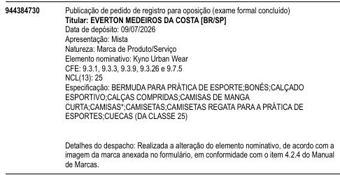 Kyno Urban Wear