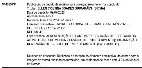TRIONEJO A FORÇA DO SERTANEJO EM TRÊS VOZES