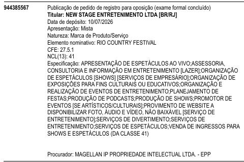 RIO COUNTRY FESTIVAL