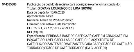 Café Barreirinho
