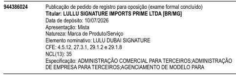 LULU DUBAI SIGNATURE