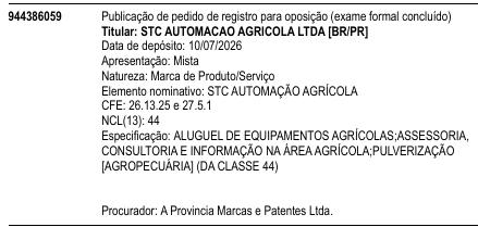 STC AUTOMAÇÃO AGRÍCOLA