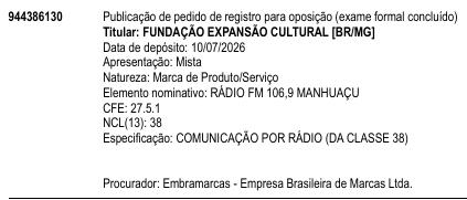 RÁDIO FM 106,9 MANHUAÇU