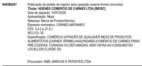 CARNES MATINARO