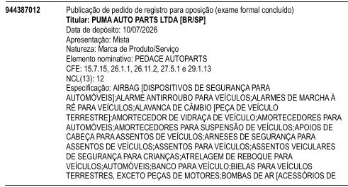 PEDACE AUTOPARTS