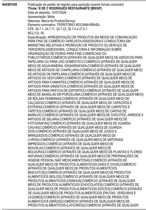 TERRITÓRIO BOCAINA BRASIL