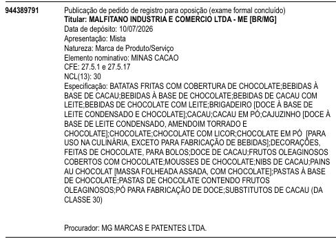 MINAS CACAO