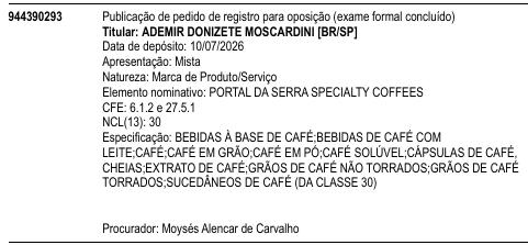 PORTAL DA SERRA SPECIALTY COFFEES
