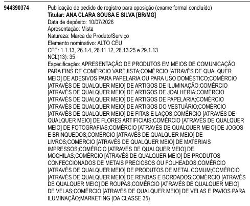 ALTO CÉU