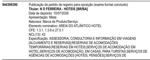 AREIA DO ATLÂNTICO HOTEL