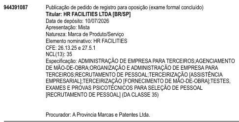 HR FACILITIES
