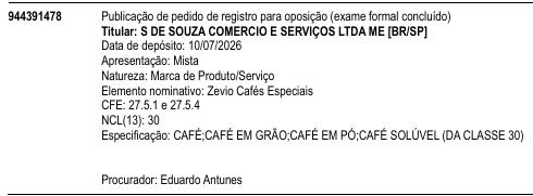 Zevio Cafés Especiais