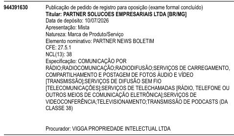 PARTNER NEWS BOLETIM