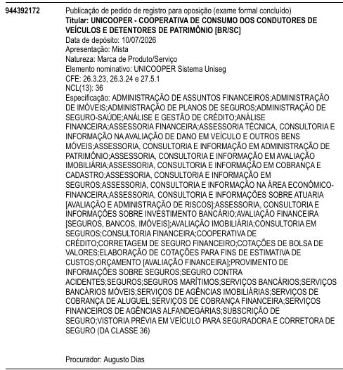 UNICOOPER Sistema Uniseg