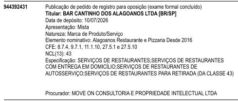 Alagoanos Restaurante e Pizzaria Desde 2016