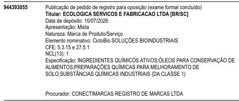 CicloBio SOLUÇÕES BIOINDUSTRIAIS